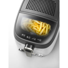 Deep fryer - DELONGHI - FS6067 - 2.4 L - 1700 W - 41.5 x 29 x 26 cm - Gray / Black