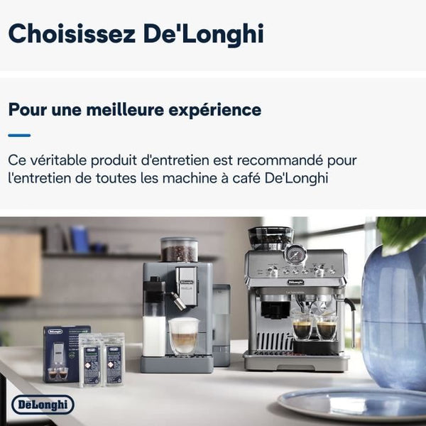 DELONGHI 5513296011 ECODECALK MINI - descaler for coffee machine - 2 x 100 ml
