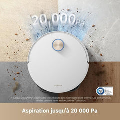 Robotstofzuiger - DREAME - X50 Ultra - 220 min gebruiksduur - 20.000 Pa - Zelfreinigend
