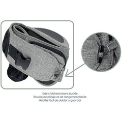 Baby carrier - Hip seat - DREAMBABY - Up & Go - Gray
