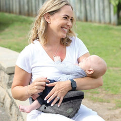 Baby carrier - Hip seat - DREAMBABY - Up & Go - Gray