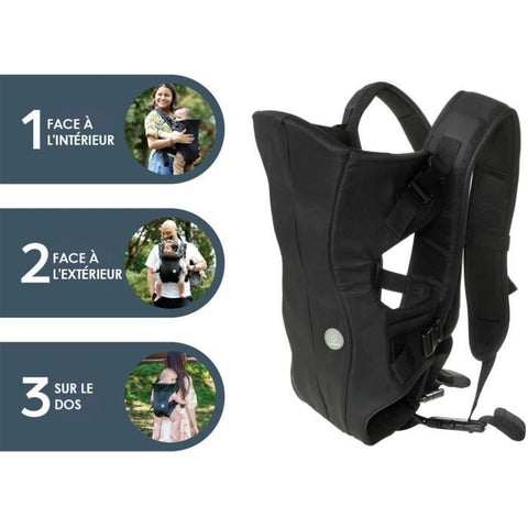 Baby carrier - DREAMBABY - 3-way On-the-Move - Black