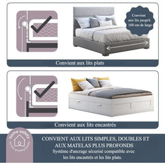Dreambaby Nicole Bed Barrier - Beds and flat beds - measuring 150 cm wide and 50 cm high - grey