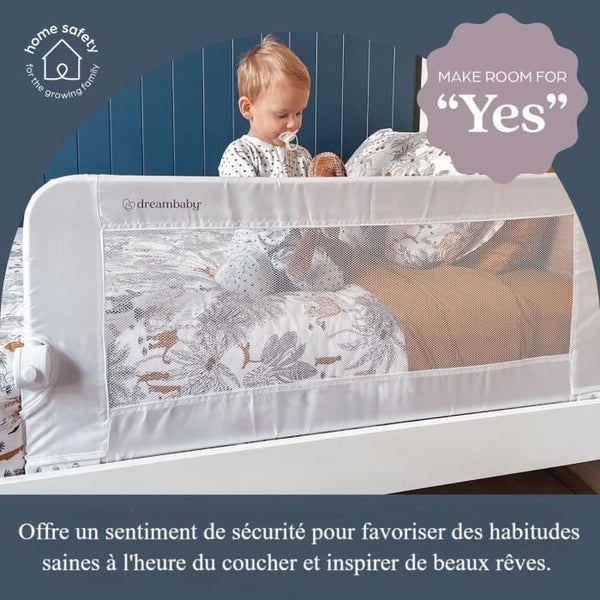 Dreambaby Nicole Bed Barrier - Beds and flat beds - measuring 150 cm wide and 50 cm high - grey