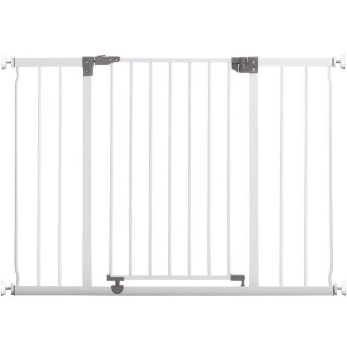 DREAMBABY Extra Large LIBERTY Safety Gate - Pressure-mounted - L 99/105.5 x H 75 cm - White