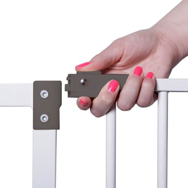 DREAMBABY Extra Large LIBERTY Safety Gate - Pressure-mounted - L 99/105.5 x H 75 cm - White