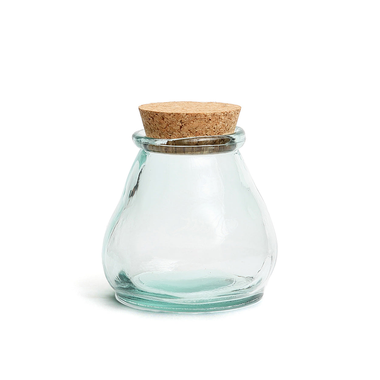 Le Pot en Verre Ventru - Bleu - M