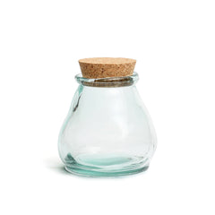 Le Pot en Verre Ventru - Bleu - M