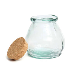 Le Pot en Verre Ventru - Bleu - M