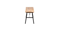Banc pliant Vernon - Bois d'acacia aspect clair