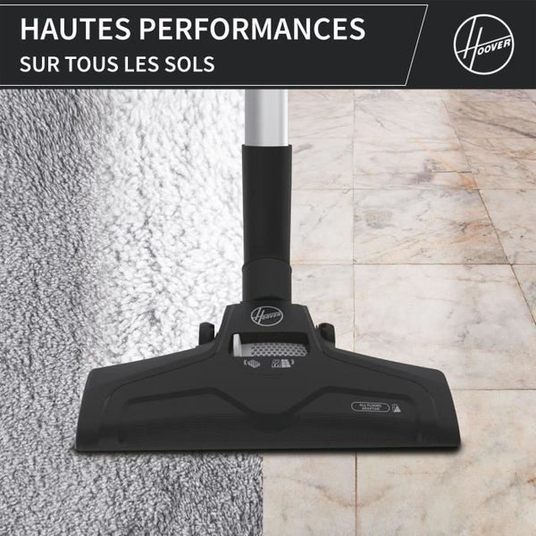 Bagless vacuum cleaner - HOOVER - HP320PET - 850 W - 2 L - 75 dBA - Special for pets
