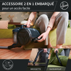 Aspirateur sans sac - HOOVER - HP110HM - 700 W - 78 dBA - 2 L - Bleu