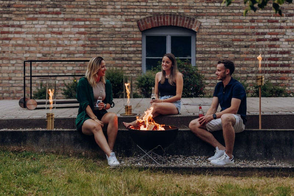 Spin Ambient Lantaarn Grondpin Beide Maten 3-delig Eiken