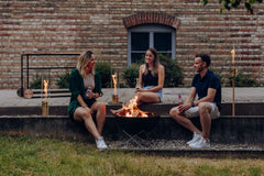 Spin Ambient Lantaarn Grondpin Beide Maten 3-delig Eiken
