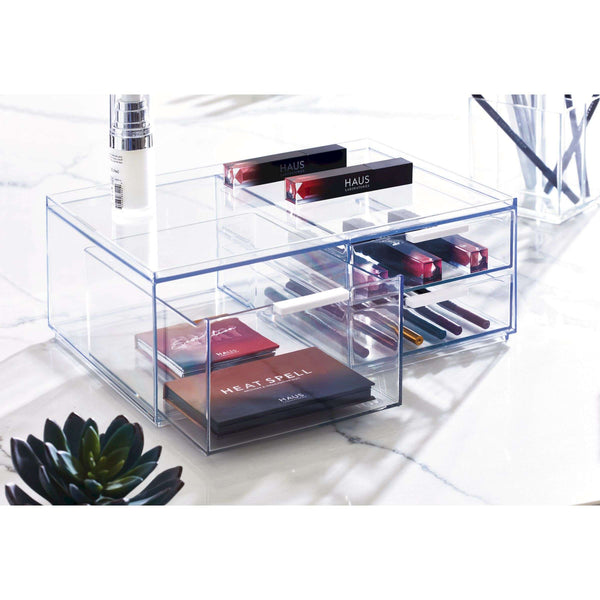 Sarah Tanno Brede Cosmetica-Organizer met 3 Lades