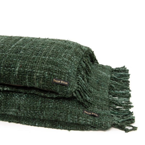 De Oh My Gee Kussenhoes - Bosgroen - 35x100