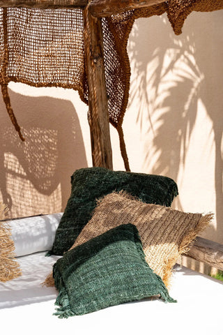 La Housse de Coussin Oh My Gee - Vert Forêt - 60x60