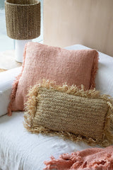 La housse de coussin Oh My Gee - Rose saumon - 60x60