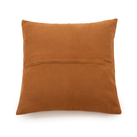 De Vierdelige Leren Kussenhoes - Camel - 40x40