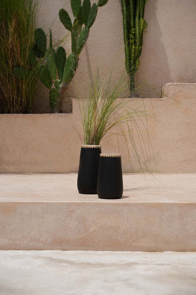 Le vase furtif - Noir naturel - L