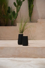 Le vase furtif - Noir naturel - L