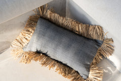 La housse de coussin Cotton Bonita - Noir Naturel - 30x50