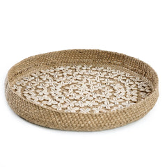 L'assiette Costa Shell - Blanc Naturel - M