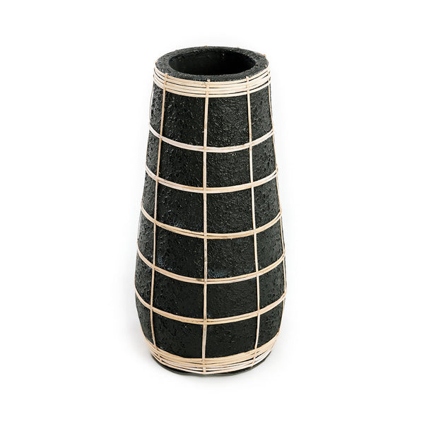 De Cutie Vaas - Zwart Naturel - L