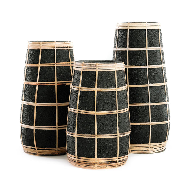 Le Vase Cutie - Noir Naturel - S