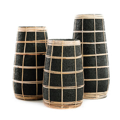 Le Vase Cutie - Noir Naturel - S