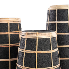 Le Vase Cutie - Noir Naturel - S