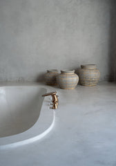 Le vase Belly - Béton Naturel - L