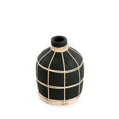 De Whoopy Vaas - Zwart Naturel - S