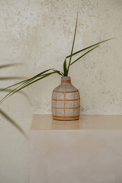 De Whoopy Vaas - Beton Naturel - L