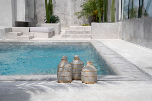 Le Vase Whoopy - Béton Naturel - M