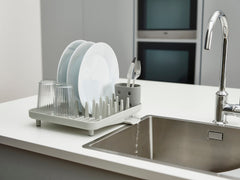 Compact dish drainer