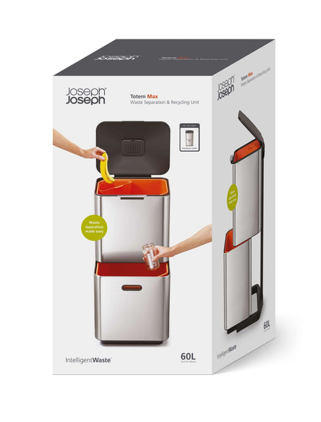 Poubelle Totem Max 2 x 30 litres