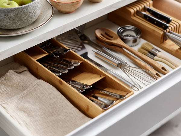 DrawerStore Bamboo Cutlery Organizer