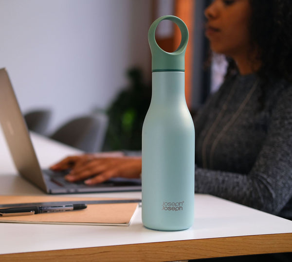 Loop 500 ml vacuümgeïsoleerde dubbelwandige waterfles