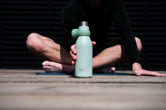Loop 500 ml vacuümgeïsoleerde dubbelwandige waterfles
