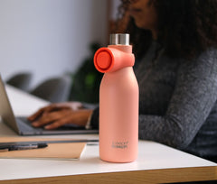 Loop 500 ml vacuümgeïsoleerde dubbelwandige waterfles
