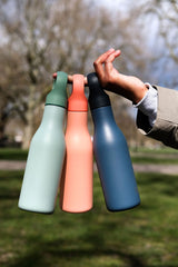 Loop 500 ml vacuümgeïsoleerde dubbelwandige waterfles