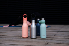 Loop vacuüm geïsoleerde dubbelwandige drinkfles van 500 ml