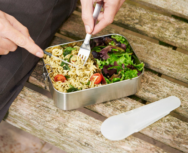 Service de Couverts en Acier Inoxydable Go Eat