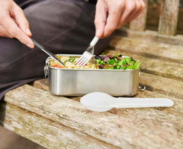 Service de Couverts en Acier Inoxydable Go Eat