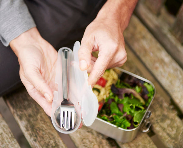 Service de Couverts en Acier Inoxydable Go Eat
