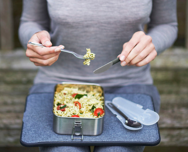 Service de Couverts en Acier Inoxydable Go Eat