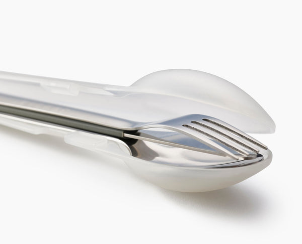 Service de Couverts en Acier Inoxydable Go Eat