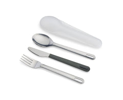 Service de Couverts en Acier Inoxydable Go Eat