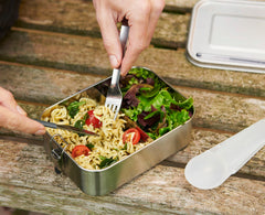 Service de Couverts en Acier Inoxydable Go Eat